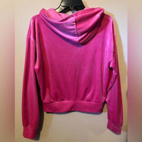 Pink Velour Zip up and sweat pants set - Picture 11 of 17